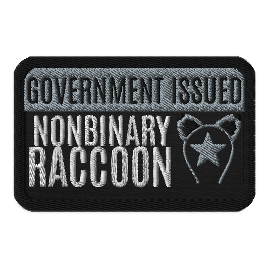 Identity Patches: G.I. Non-Binary Raccoon