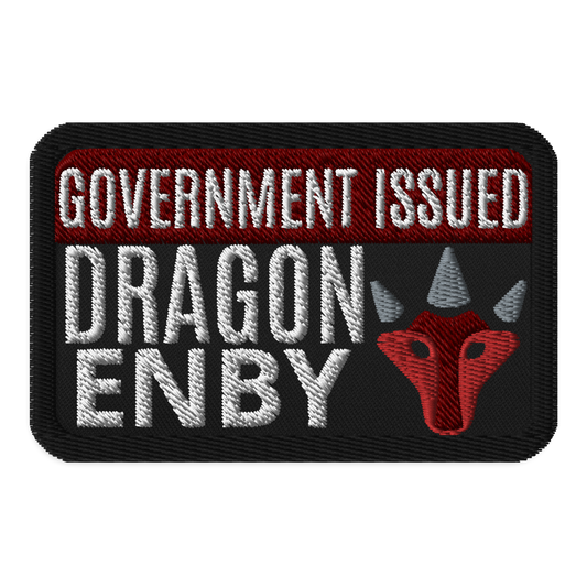 Identity Patches: G.I. Dragon Enby