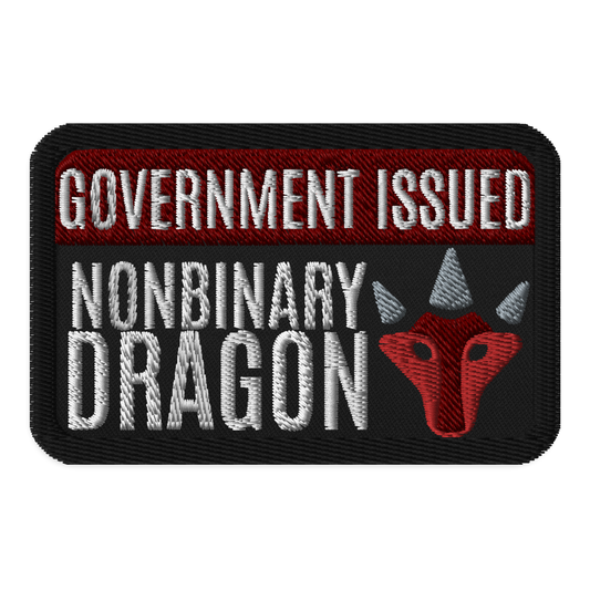 Identity Patches: G.I. Non-Binary Dragon