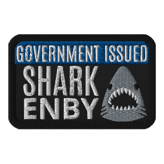 Identity Patches: G.I. Shark Enby