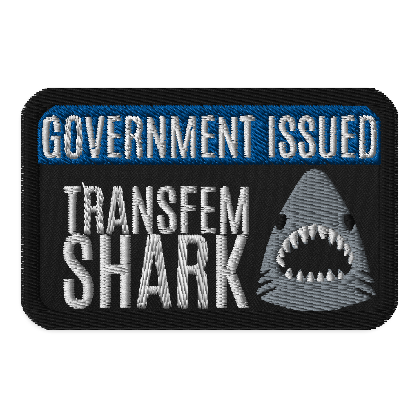 Identity Patches: G.I. Transfem Shark