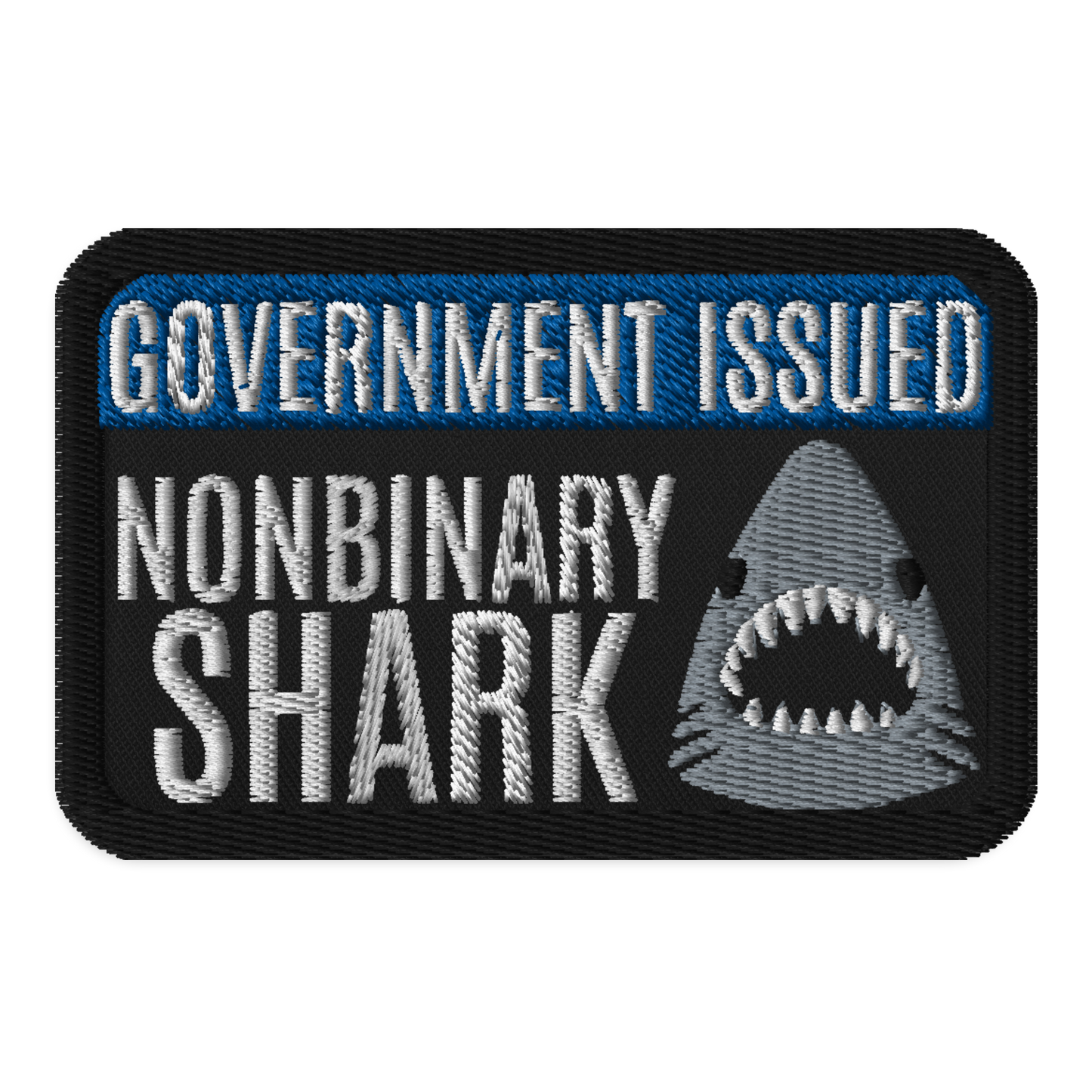 Identity Patches: G.I. Non-Binary Shark