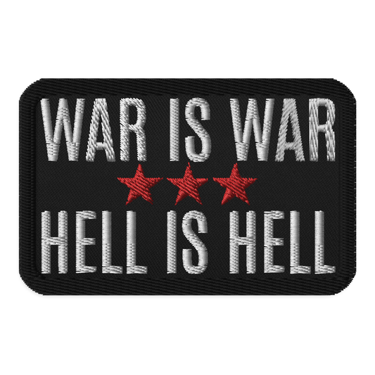 Artsy Patches: War Is Hell