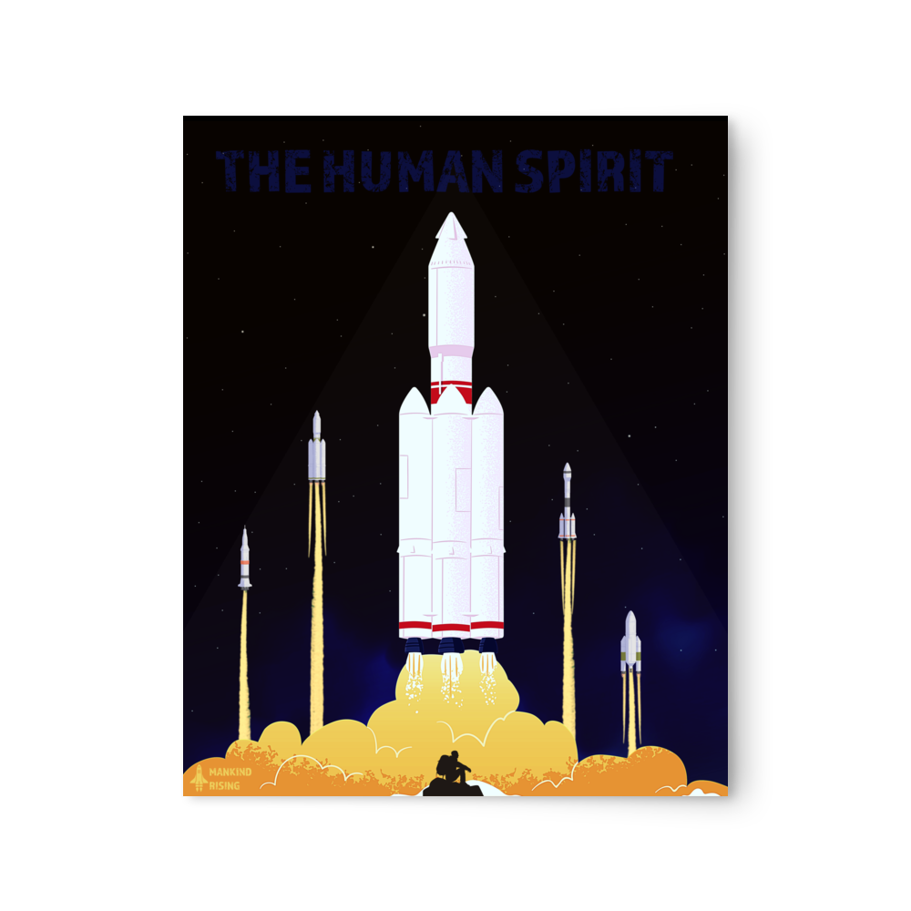 Propaganda Poster: Indomitable Human Spirit