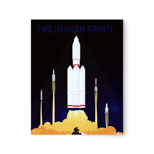 Propaganda Poster: Indomitable Human Spirit