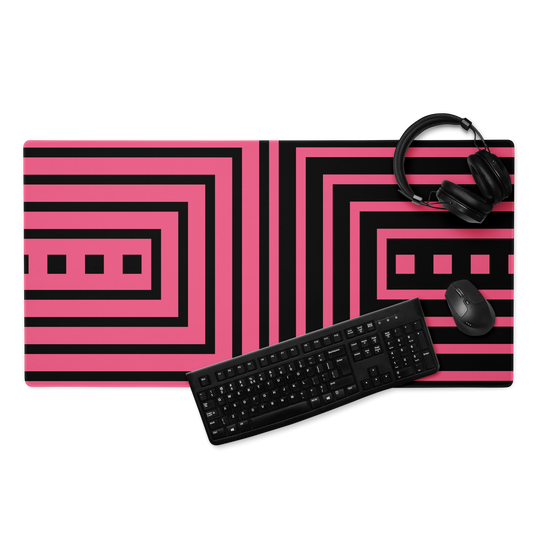 Gaming Mousepad: Pink Tessellations