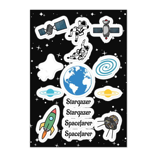 Sticker Sheets: Spacebound