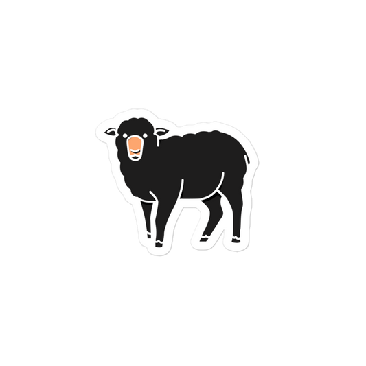 Creative Stickers: Black Sheep