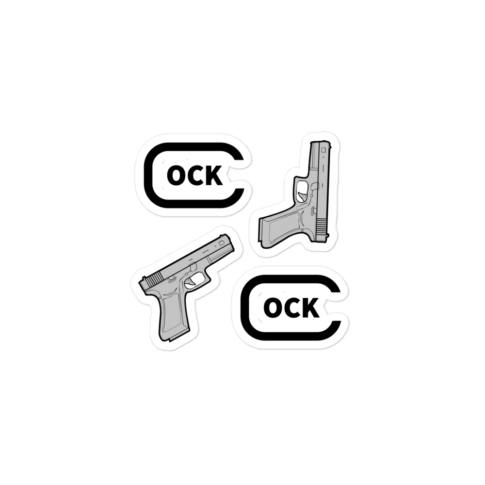 Creative Stickers: Cocked Glocks