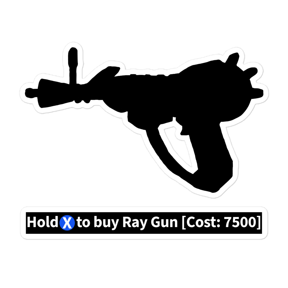 Creative Stickers: Ray Gun Wall Buy – Red Pawn Shop