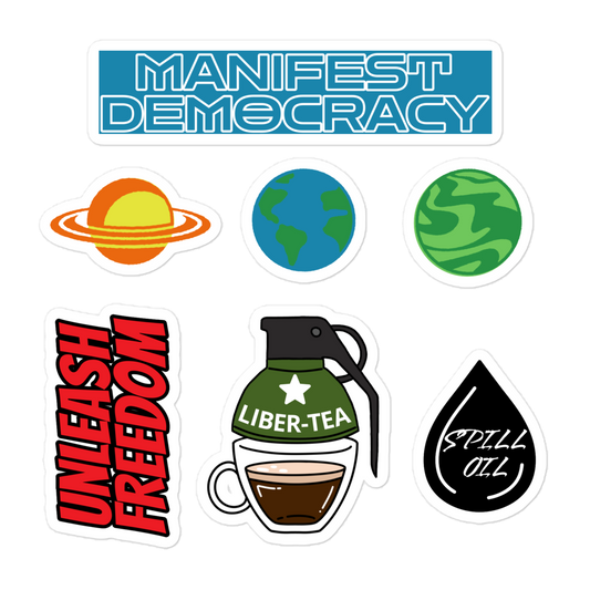 Sticker Sheets: For Managed Democracy