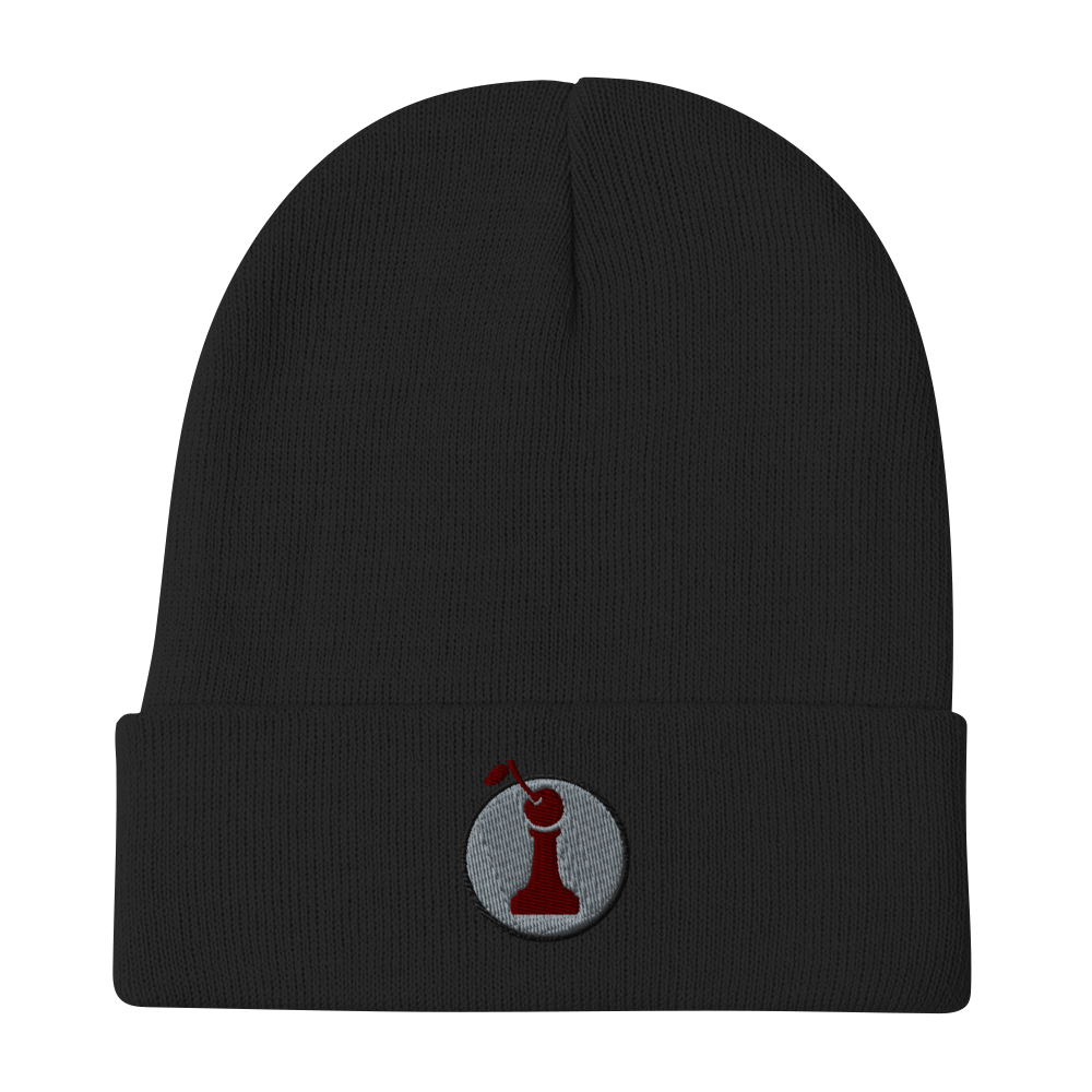 Headwear: "Red Pawn" Embroidered Beanie