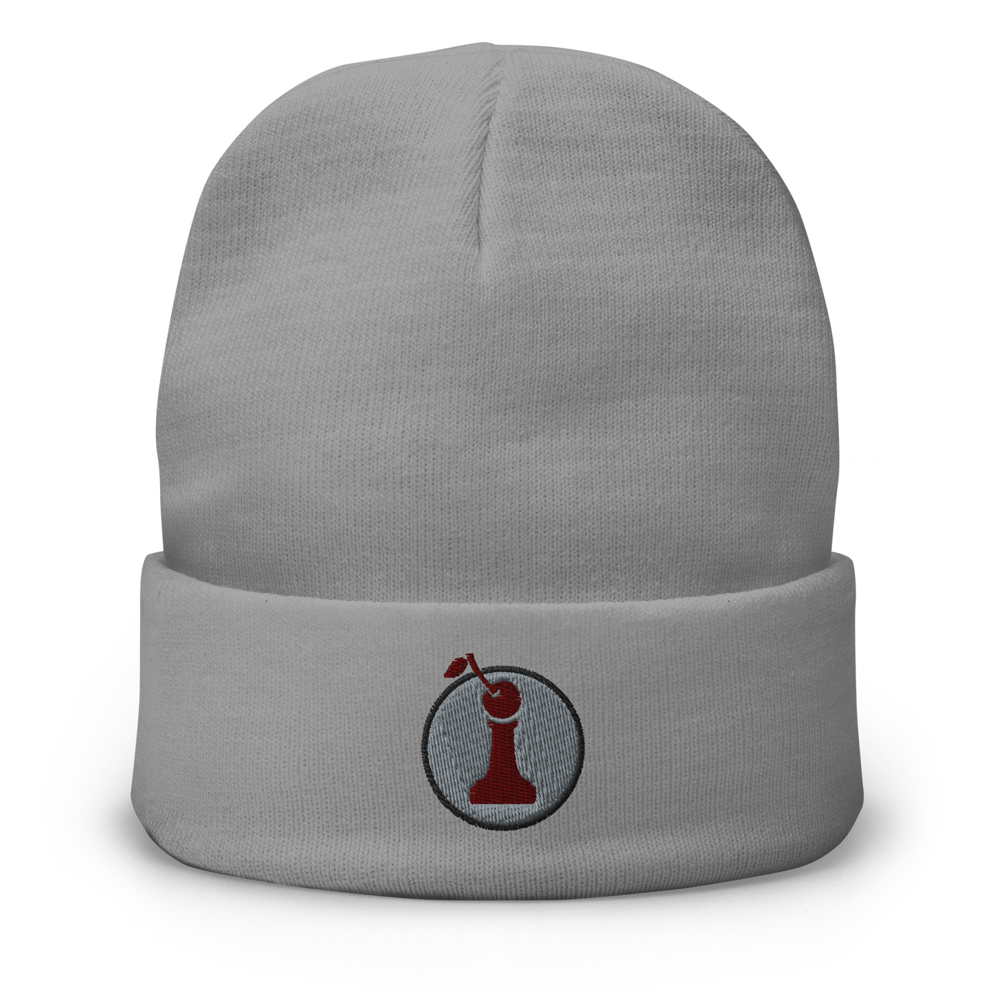 Headwear: "Red Pawn" Embroidered Beanie