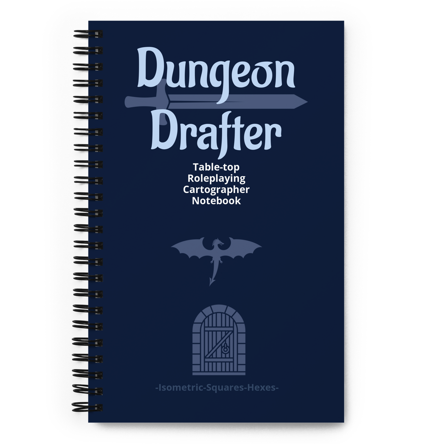 Stationery: DungeonDrafter Spiral Notebook (Dotted)