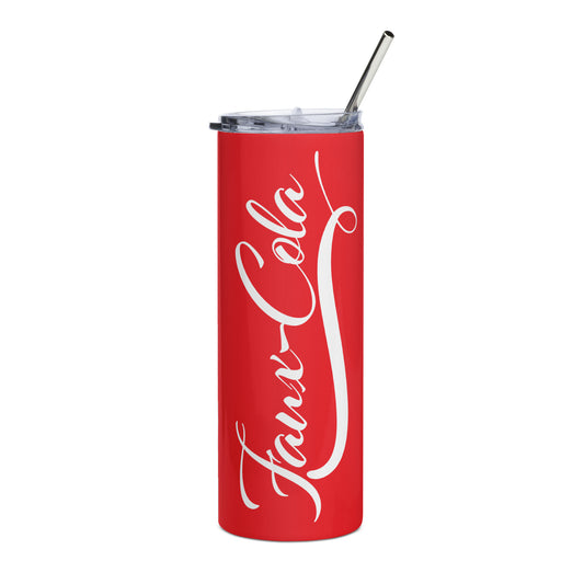 Drinkware: "Faux-Cola" Steel Tumbler