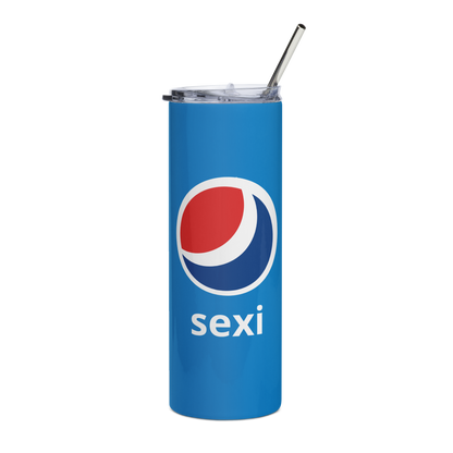 Drinkware: "Sexi-Cola" Steel Tumbler