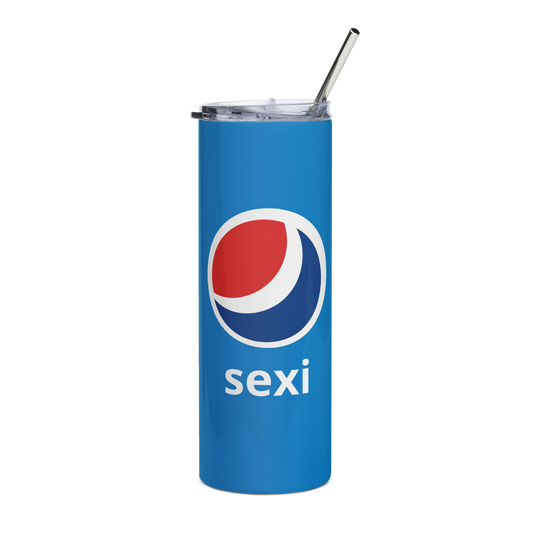 Drinkware: "Sexi-Cola" Steel Tumbler