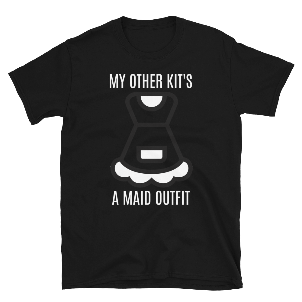 Unisex Short-Sleeve Top: Maid Outfit