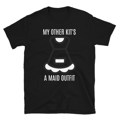 Unisex Short-Sleeve Top: Maid Outfit