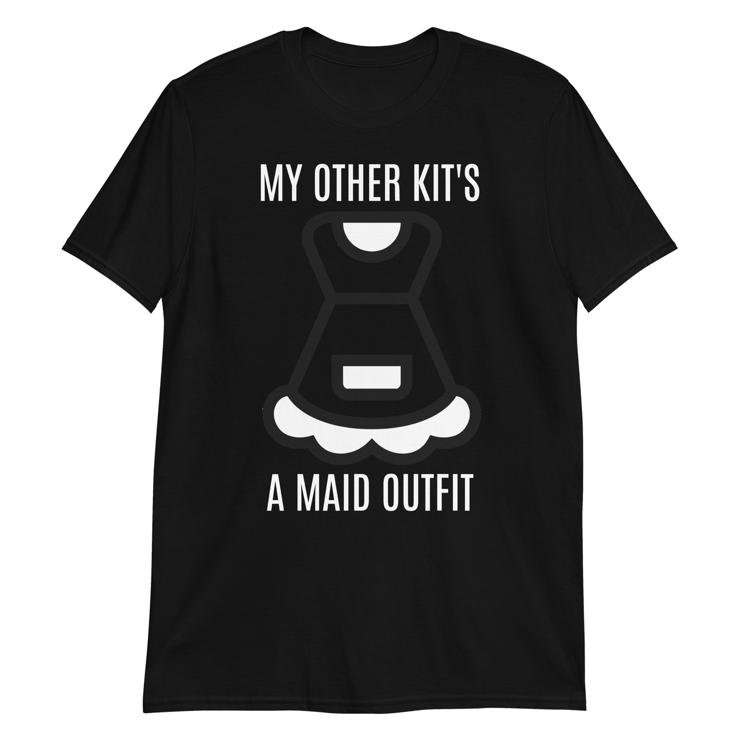 Unisex Short-Sleeve Top: Maid Outfit