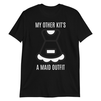 Unisex Short-Sleeve Top: Maid Outfit