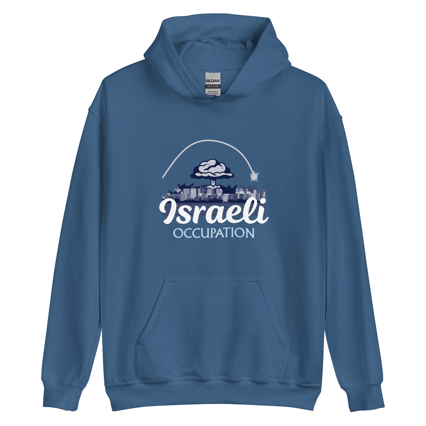 Unisex Hooded Top: Israeli Occupation