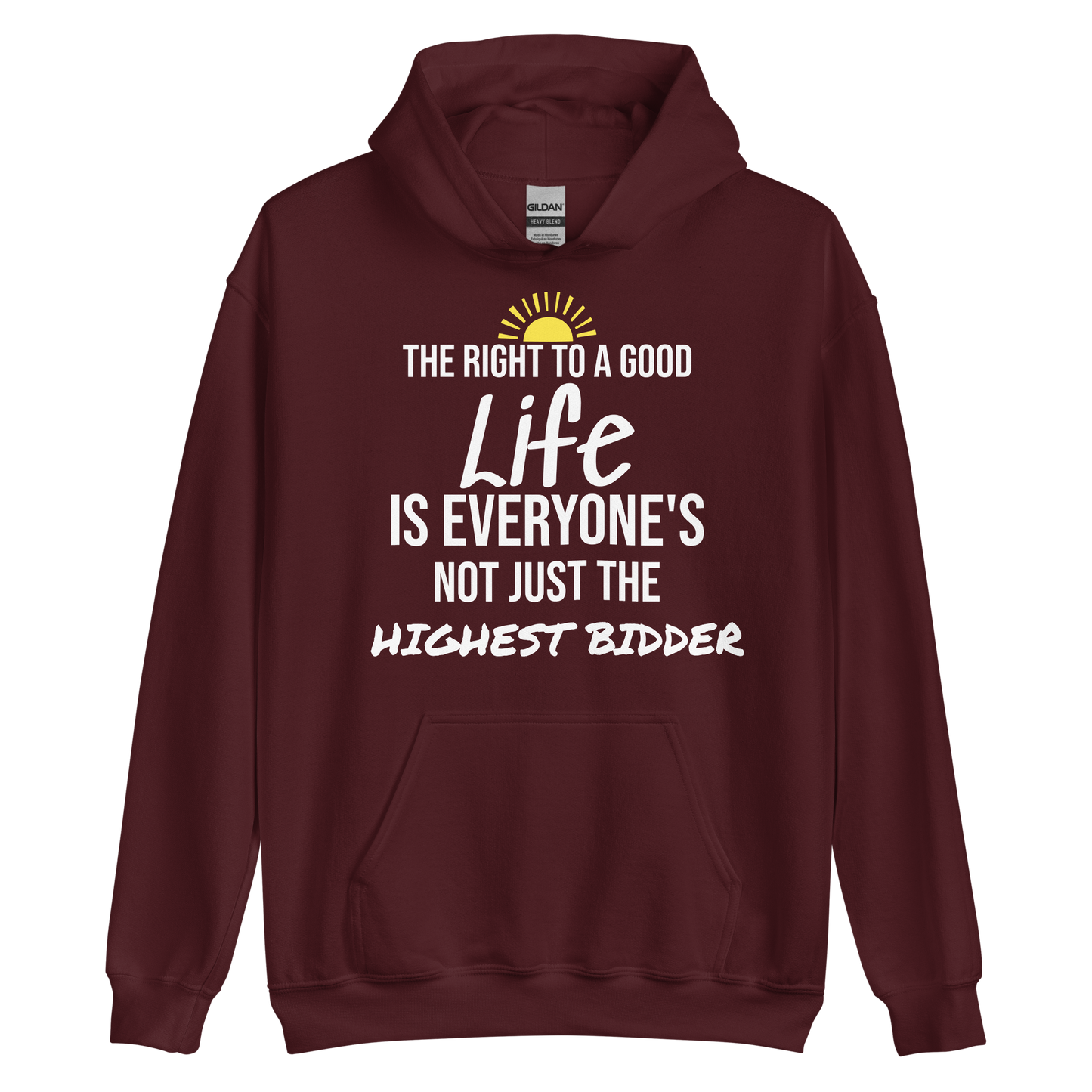Labor Day Hoodie: Life Is Everyone's