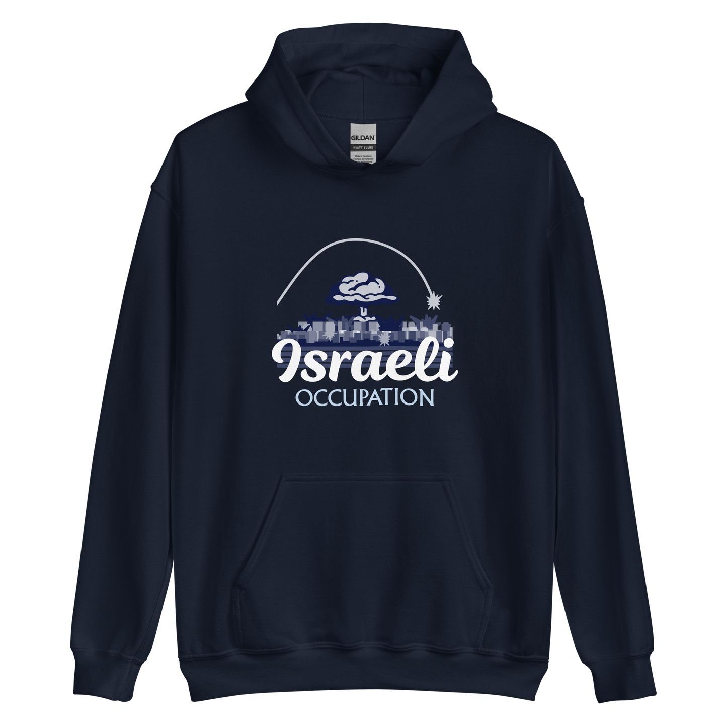 Unisex Hooded Top: Israeli Occupation