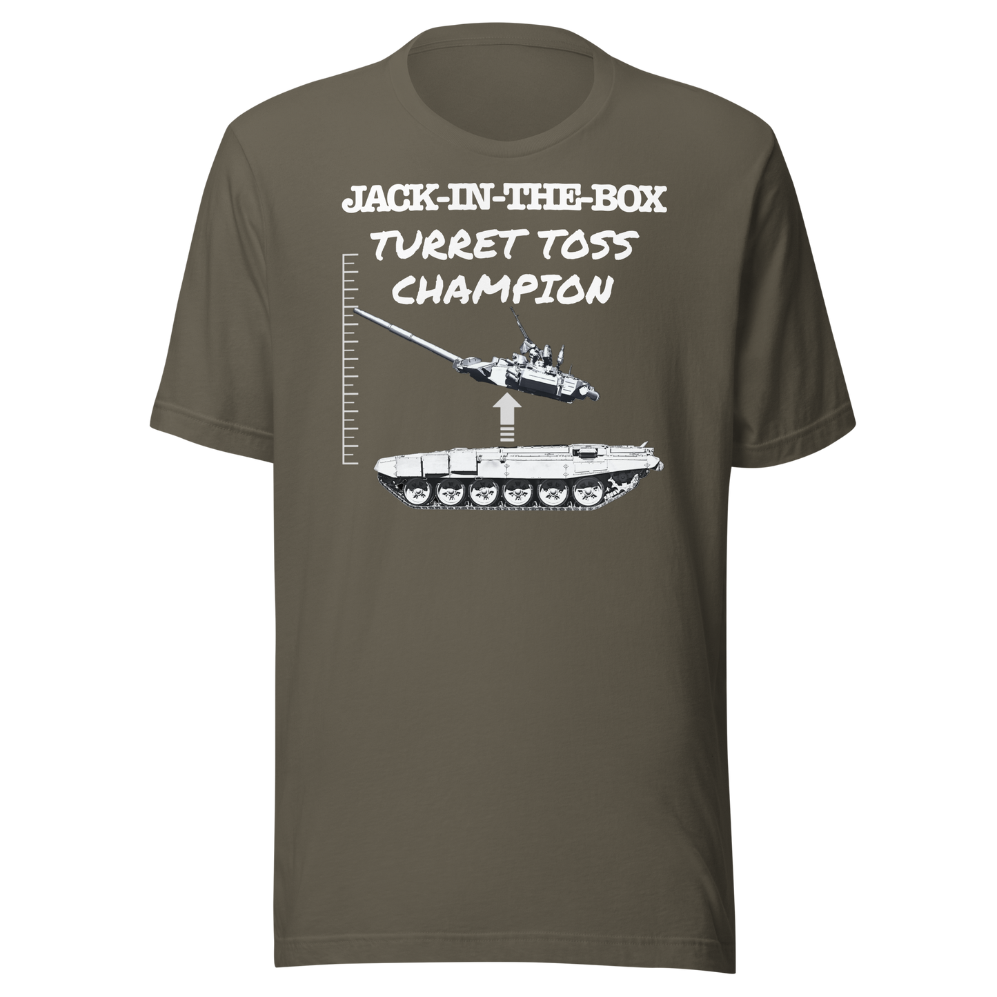 Unisex Short-Sleeve Top: Turret Toss Champion