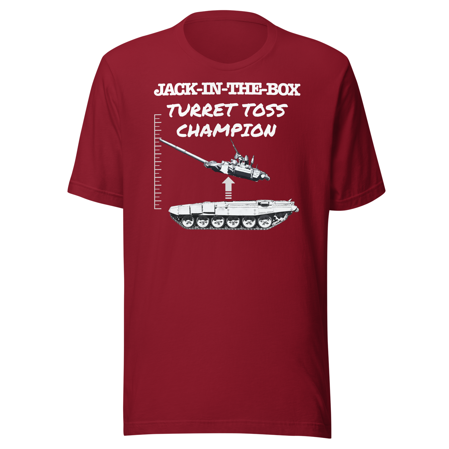 Unisex Short-Sleeve Top: Turret Toss Champion