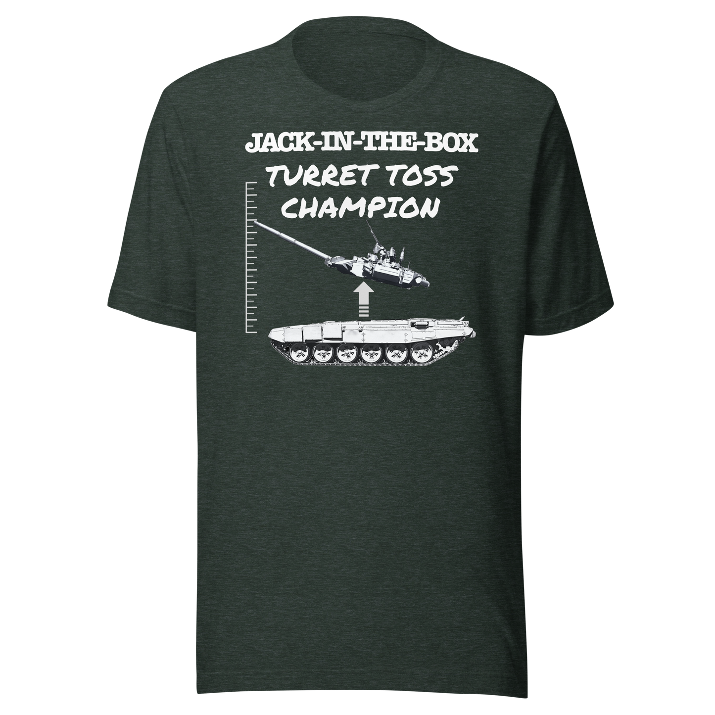 Unisex Short-Sleeve Top: Turret Toss Champion