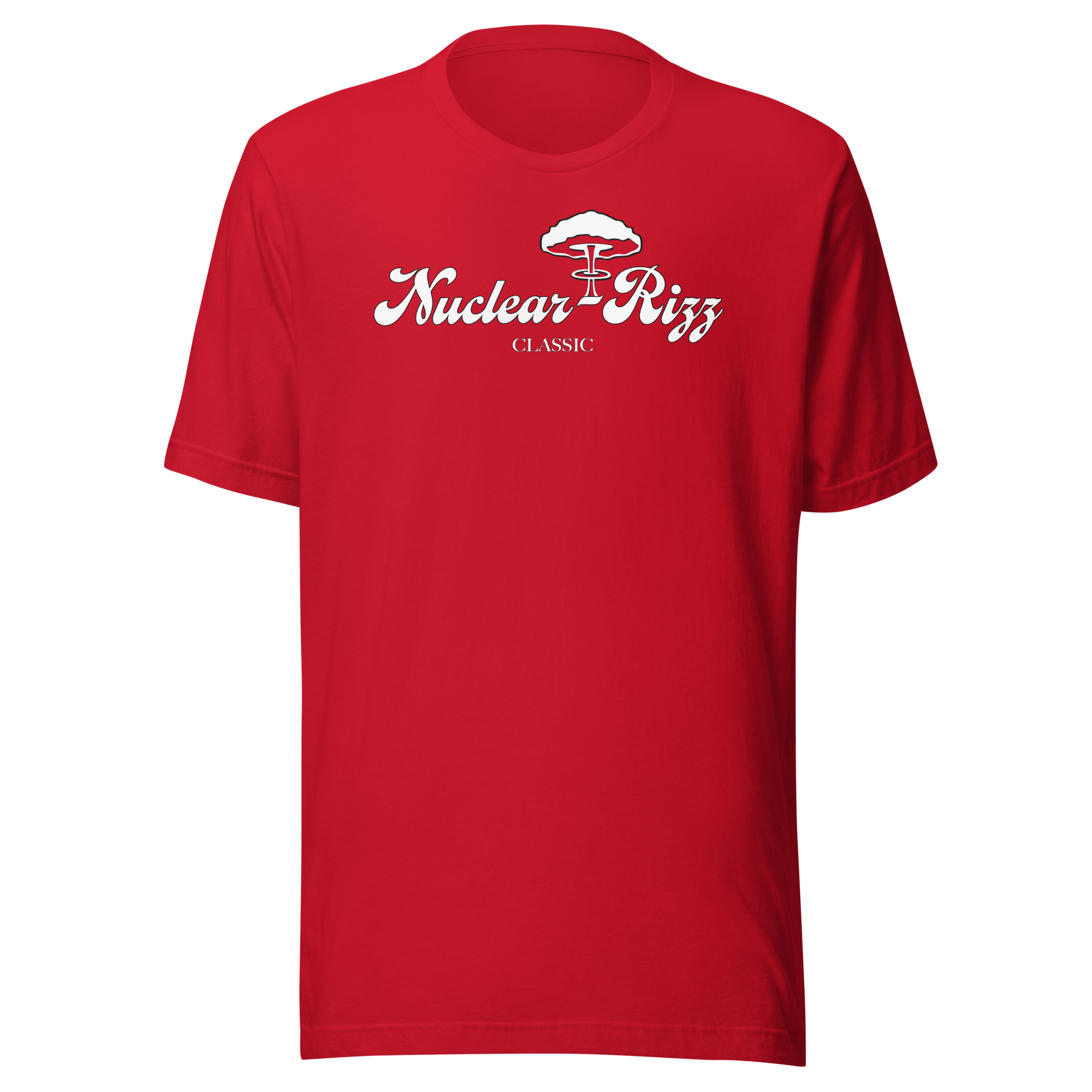 Red Rocket Rizz Unisex Short-Sleeve Top: Nuclear Rizz – Red Pawn Shop